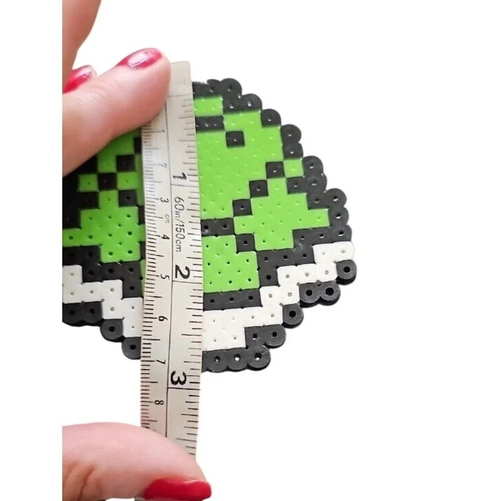Super Mario Perler Bead Pixel Art Set 5 Boo Fire Flower Star Koopa Shell Lakitu